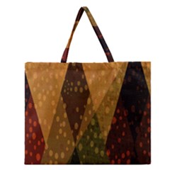 Rhomboid 004 Zipper Large Tote Bag by nate14shop