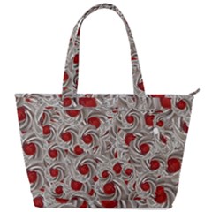 Cream With Cherries Motif Random Pattern Back Pocket Shoulder Bag  by dflcprintsclothing