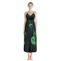 Jellyfish Button Up Chiffon Maxi Dress by nate14shop