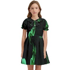 Jellyfish Kids  Bow Tie Puff Sleeve Dress by nate14shop