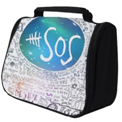 5 Seconds Of Summer Collage Quotes Full Print Travel Pouch (big)