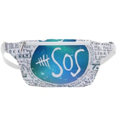 5 Seconds Of Summer Collage Quotes Waist Bag  by nate14shop