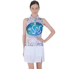 5 Seconds Of Summer Collage Quotes Women s Sleeveless Polo Tee by nate14shop