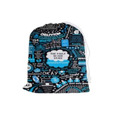 The Fault In Our Stars Collage Drawstring Pouch (large) by nate14shop