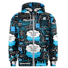 The Fault In Our Stars Collage Men s Zipper Hoodie by nate14shop