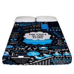 The Fault In Our Stars Collage Fitted Sheet (california King Size) by nate14shop