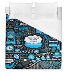 The Fault In Our Stars Collage Duvet Cover (queen Size) by nate14shop