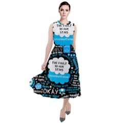 The Fault In Our Stars Collage Round Neck Boho Dress by nate14shop