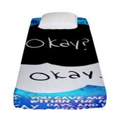 The Fault In Our Stars Fitted Sheet (single Size) by nate14shop