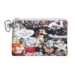 5 Second Summer Collage Canvas Cosmetic Bag (large) by nate14shop