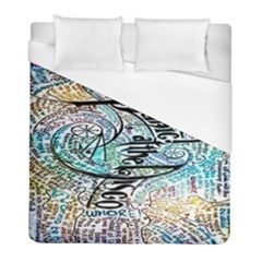 Panic At The Disco Lyric Quotes Duvet Cover (full/ Double Size) by nate14shop