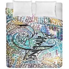 Panic At The Disco Lyric Quotes Duvet Cover Double Side (california King Size) by nate14shop