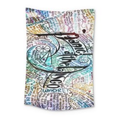 Panic At The Disco Lyric Quotes Small Tapestry by nate14shop