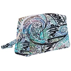 Panic At The Disco Lyric Quotes Wristlet Pouch Bag (large) by nate14shop