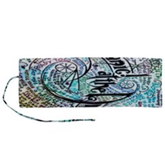 Panic At The Disco Lyric Quotes Roll Up Canvas Pencil Holder (m) by nate14shop