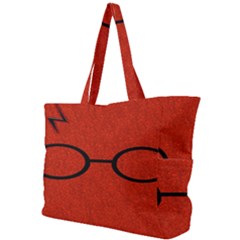 Harry Potter Glasses And Lightning Bolt Simple Shoulder Bag by nate14shop