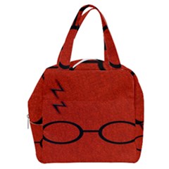 Harry Potter Glasses And Lightning Bolt Boxy Hand Bag by nate14shop