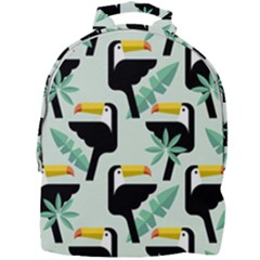 Seamless-tropical-pattern-with-birds Mini Full Print Backpack by Jancukart