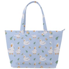 Duck-flower-seamless-pattern-background Back Pocket Shoulder Bag 