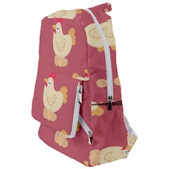 Cute-chicken-eggs-seamless-pattern Travelers  Backpack by Jancukart