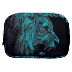 Angry Male Lion Predator Carnivore Make Up Pouch (small)