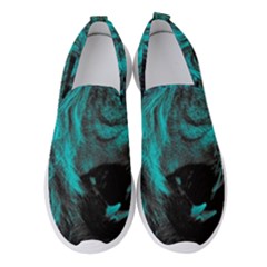 Angry Male Lion Predator Carnivore Women s Slip On Sneakers by Jancukart