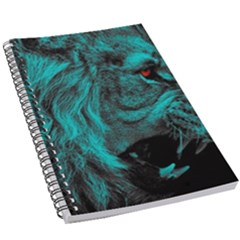 Angry Male Lion Predator Carnivore 5 5  X 8 5  Notebook by Jancukart