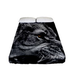 Angry Male Lion Fitted Sheet (full/ Double Size) by Jancukart