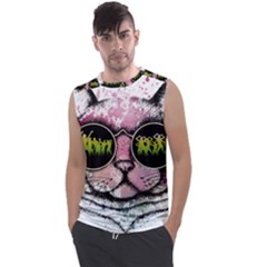 Black-cat-head Men s Regular Tank Top by Jancukart