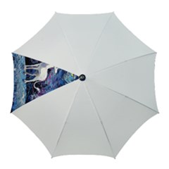 Unicorn Starry Night Golf Umbrellas by Jancukart