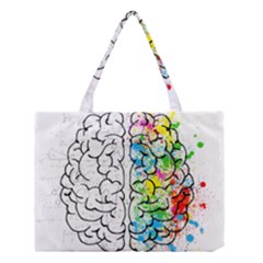 Brain-mind-psychology-idea-drawing Medium Tote Bag by Jancukart