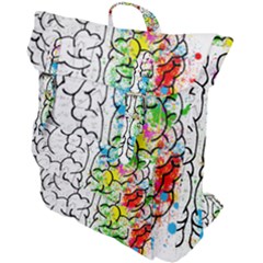 Brain-mind-psychology-idea-drawing Buckle Up Backpack