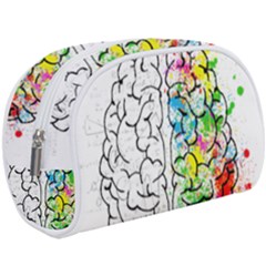 Brain-mind-psychology-idea-drawing Make Up Case (large) by Jancukart