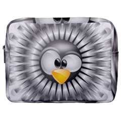 Owl-fluff-prance-animal-surprised Make Up Pouch (large)