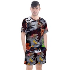 Halloween Men s Mesh Tee And Shorts Set