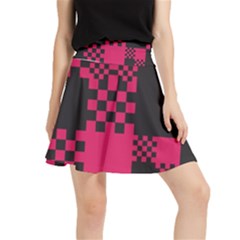 Cube-square-block-shape-creative Waistband Skirt by Amaryn4rt