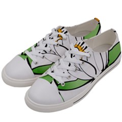 Lotus-flower-water-lily Men s Low Top Canvas Sneakers by Jancukart