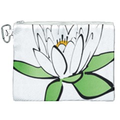 Lotus-flower-water-lily Canvas Cosmetic Bag (xxl) by Jancukart