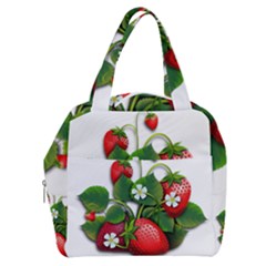 Strawberries-fruits-fruit-red Boxy Hand Bag by Jancukart