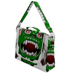 Monster-mask-alien-horror-devil Box Up Messenger Bag