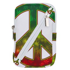 Peace-rastafarian Belt Pouch Bag (small)