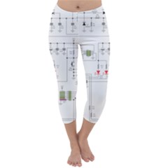 Circuits-electronics-atmel Capri Winter Leggings  by Jancukart