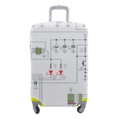 Circuits-electronics-atmel Luggage Cover (small) by Jancukart