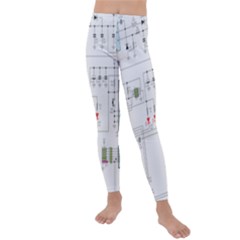 Circuits-electronics-atmel Kids  Lightweight Velour Leggings by Jancukart