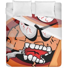 Brain Cartoon Animation Duvet Cover Double Side (california King Size) by Jancukart