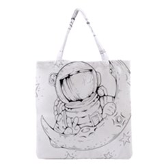 Astronaut-moon-space-astronomy Grocery Tote Bag