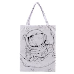 Astronaut-moon-space-astronomy Classic Tote Bag by Jancukart