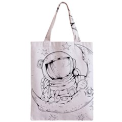 Astronaut-moon-space-astronomy Zipper Classic Tote Bag