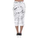 Astronaut-moon-space-astronomy Midi Pencil Skirt View2