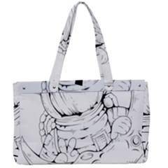 Astronaut-moon-space-astronomy Canvas Work Bag